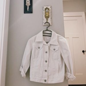 LOFT White Denim Jacket